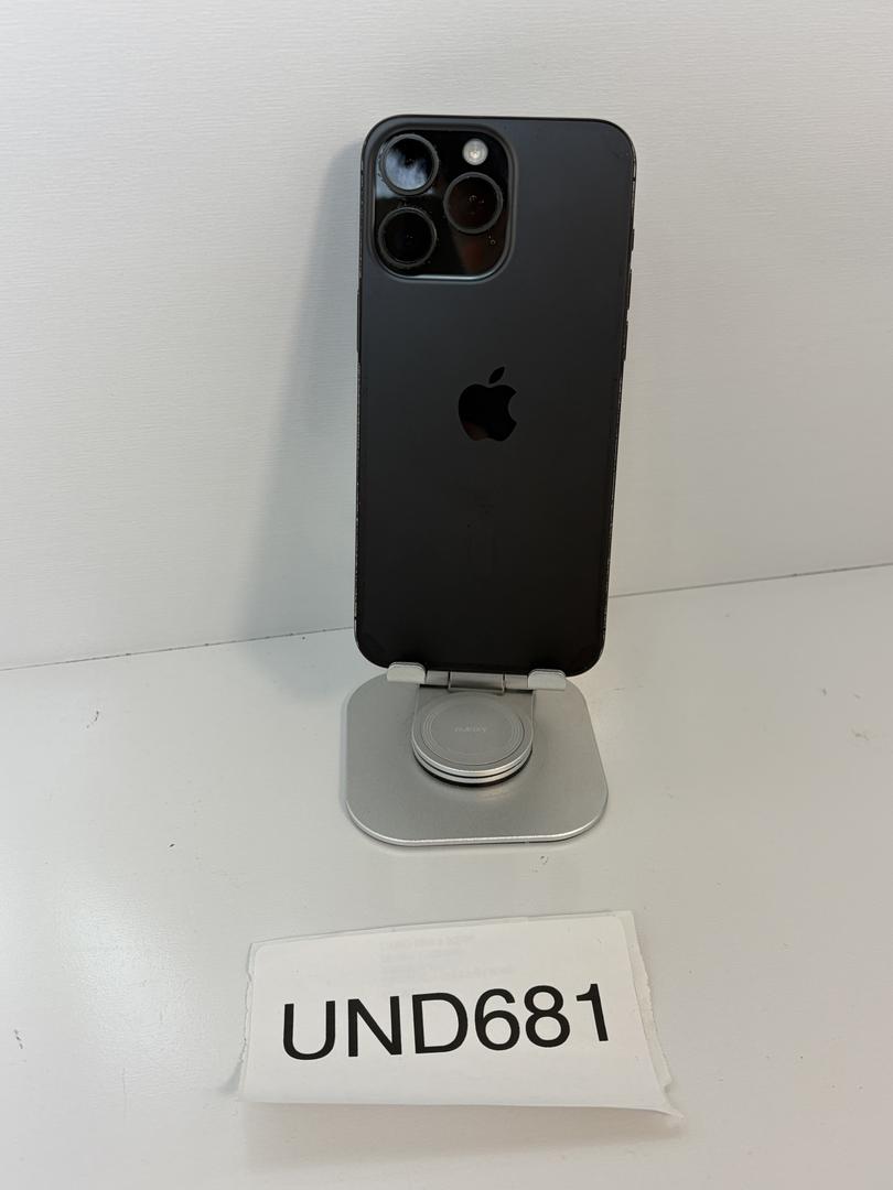 Apple iPhone 15 Pro Max - Unlocked, 256GB, Black, A2849