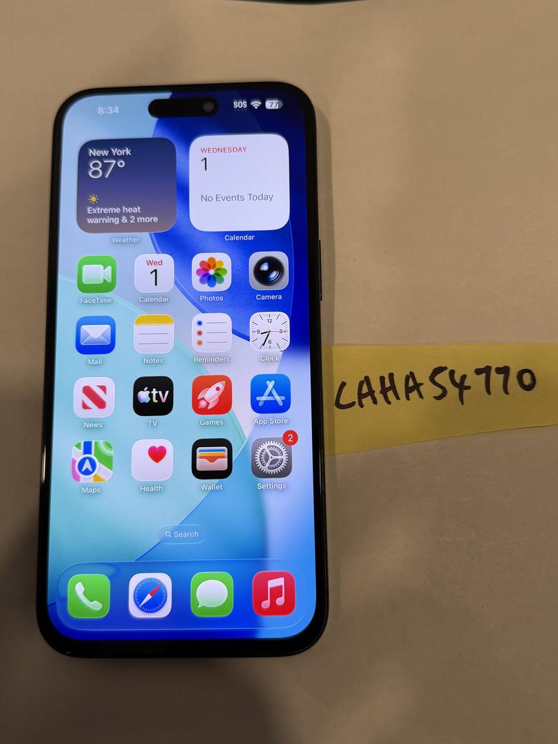 Apple iPhone 15 Pro Max - Unlocked, 256GB, Blue, A2849 - LAHA54770