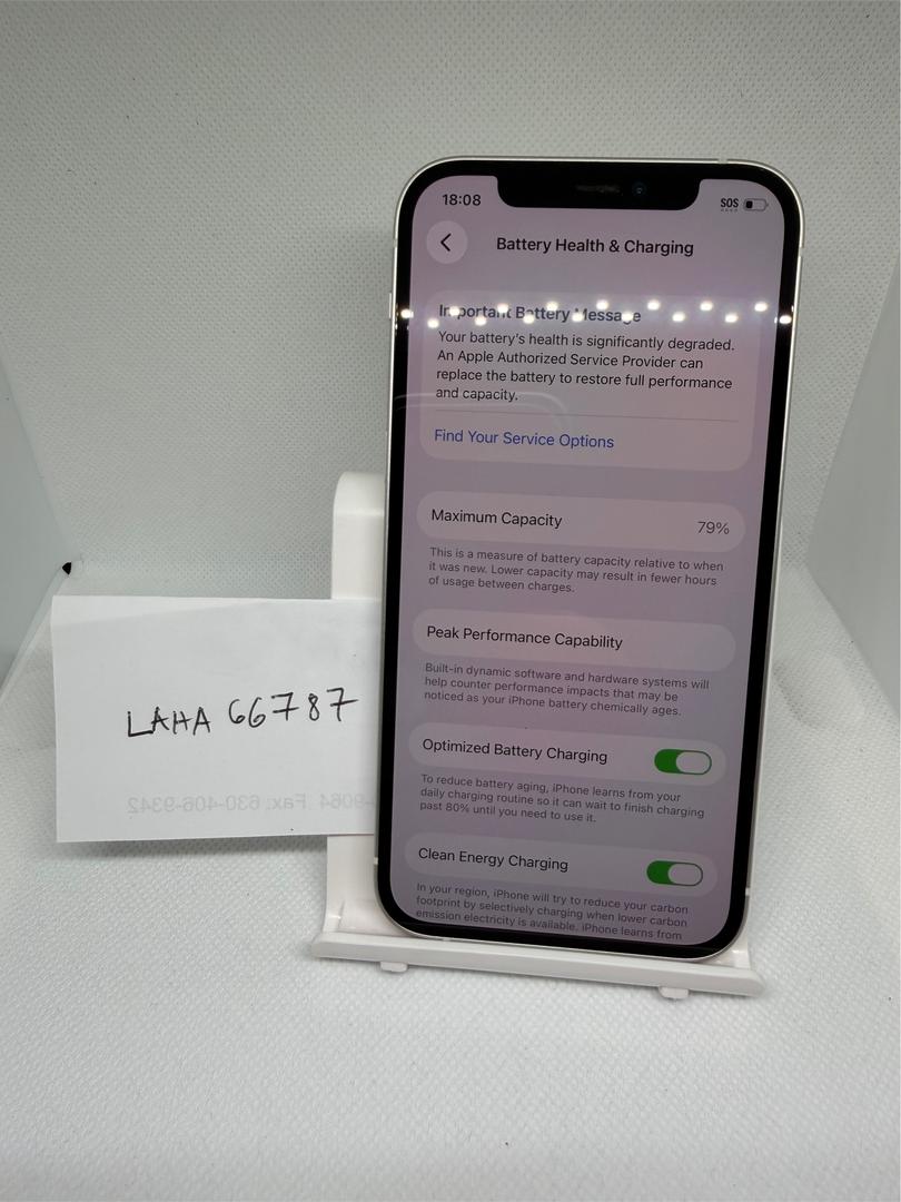Apple iPhone 12 - Unlocked, 64GB, White, A2172 - LAHA66787 - Swappa