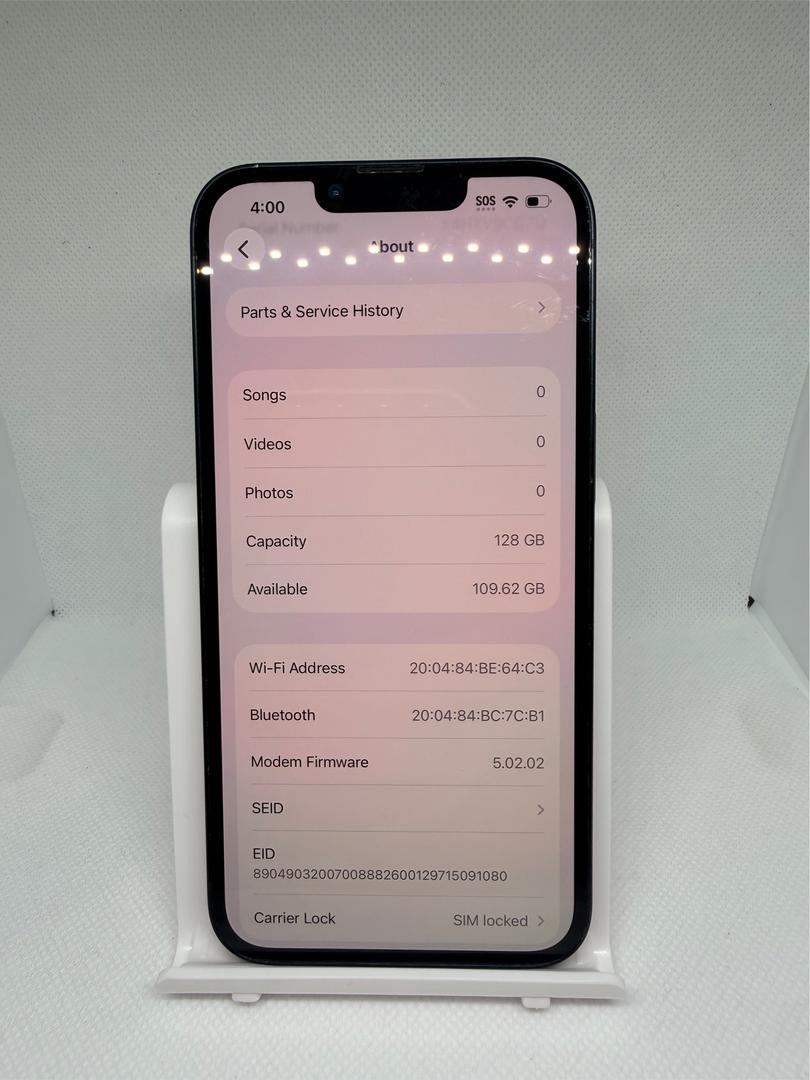 Apple iPhone 13 - T-Mobile, 128GB, Midnight, A2482 - LAHB55702
