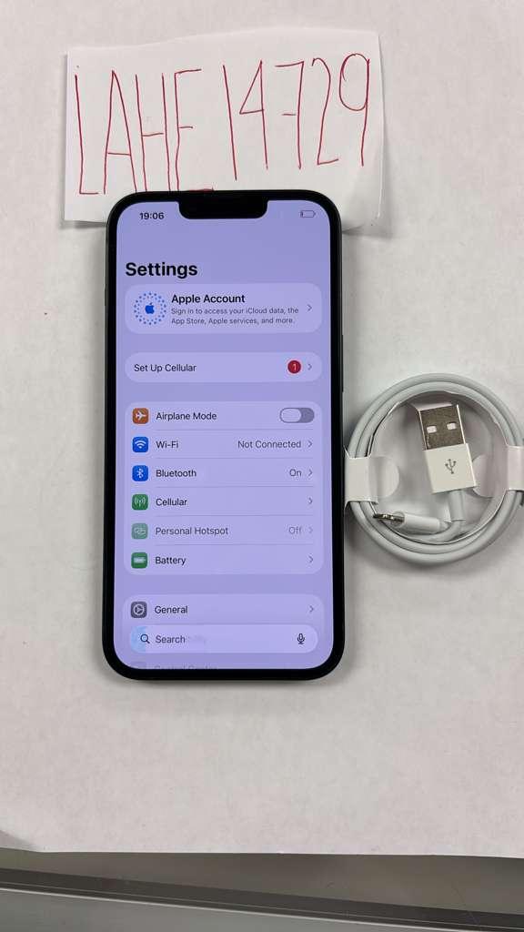 Apple iPhone 14 - Unlocked, 128GB, Midnight, A2649 - LAHE14729