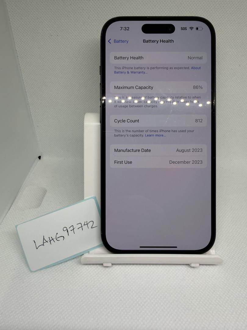 Apple iPhone 15 - Unlocked, 128GB, Black, A2846 - LAHG97742 - Swappa