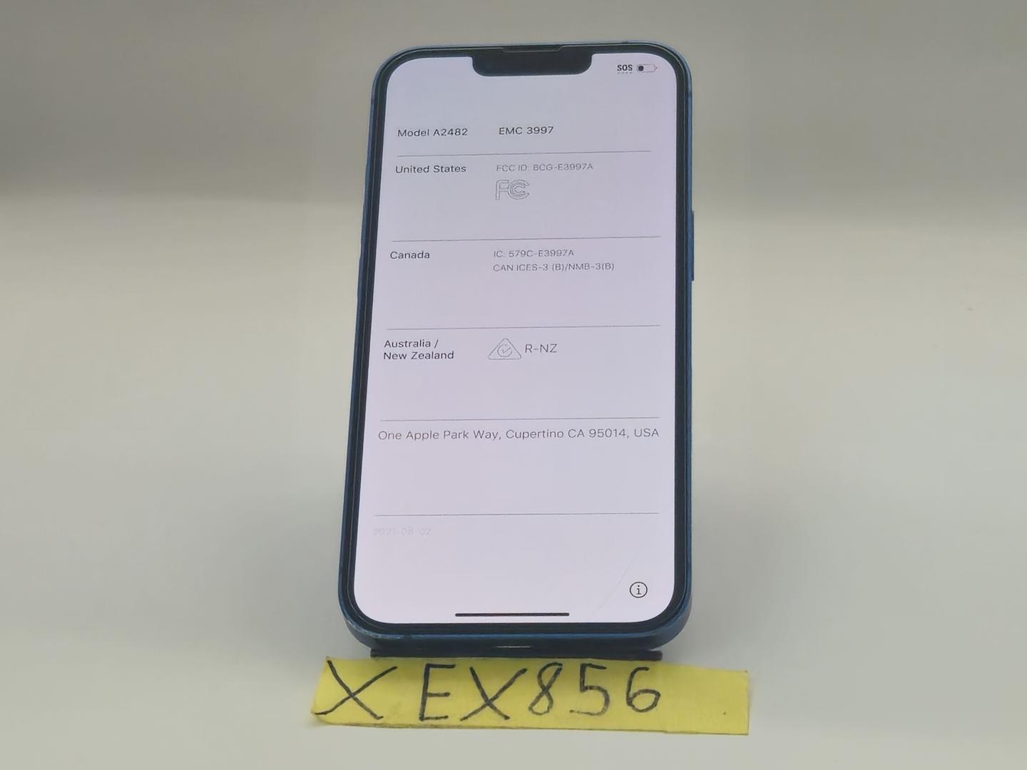 Apple iPhone 13 - Unlocked, 128GB, Blue, A2482 - LAHH21415 - Swappa