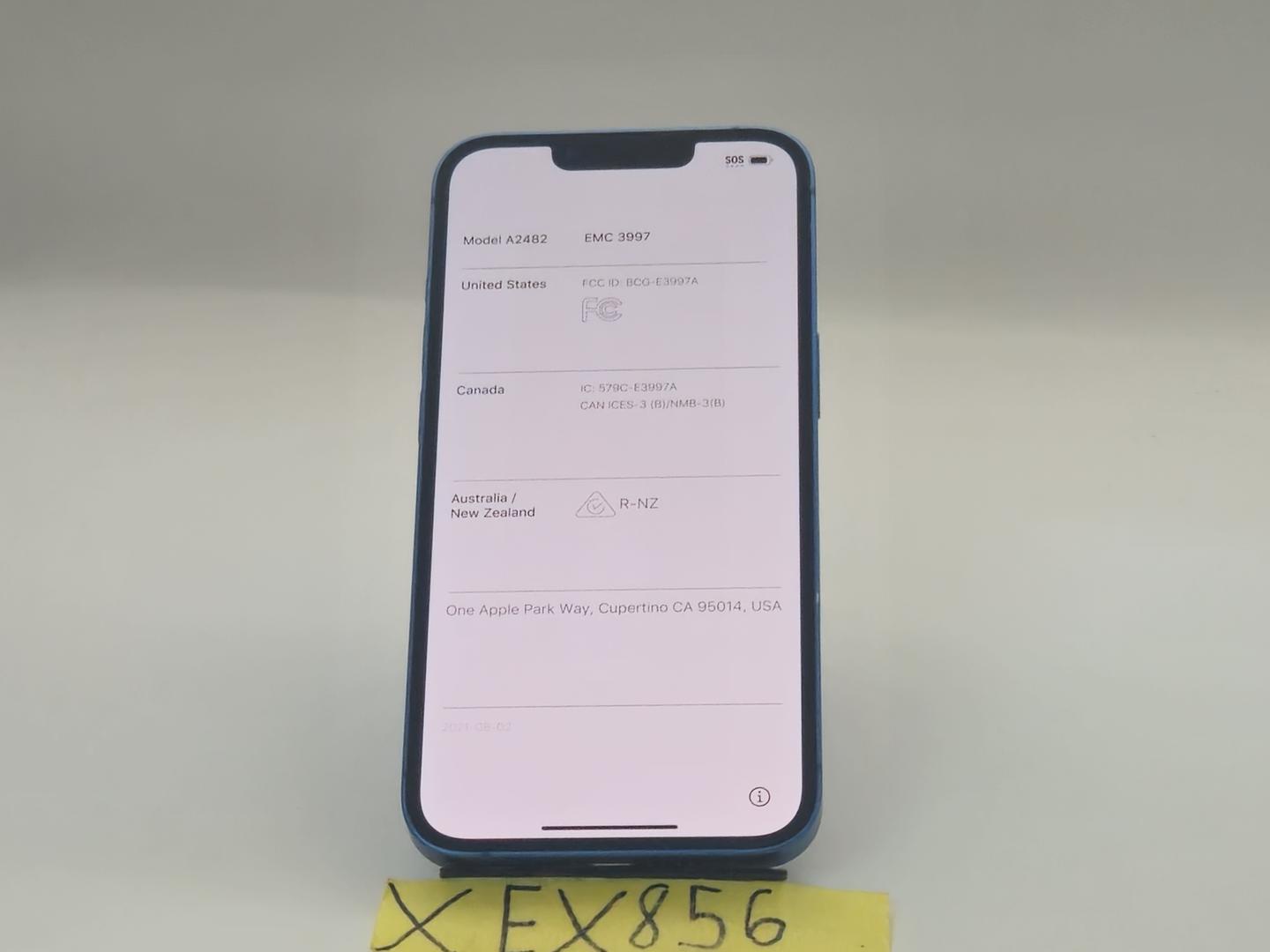 Apple iPhone 13 - Unlocked, 128GB, Blue, A2482 - LAHH63210 - Swappa