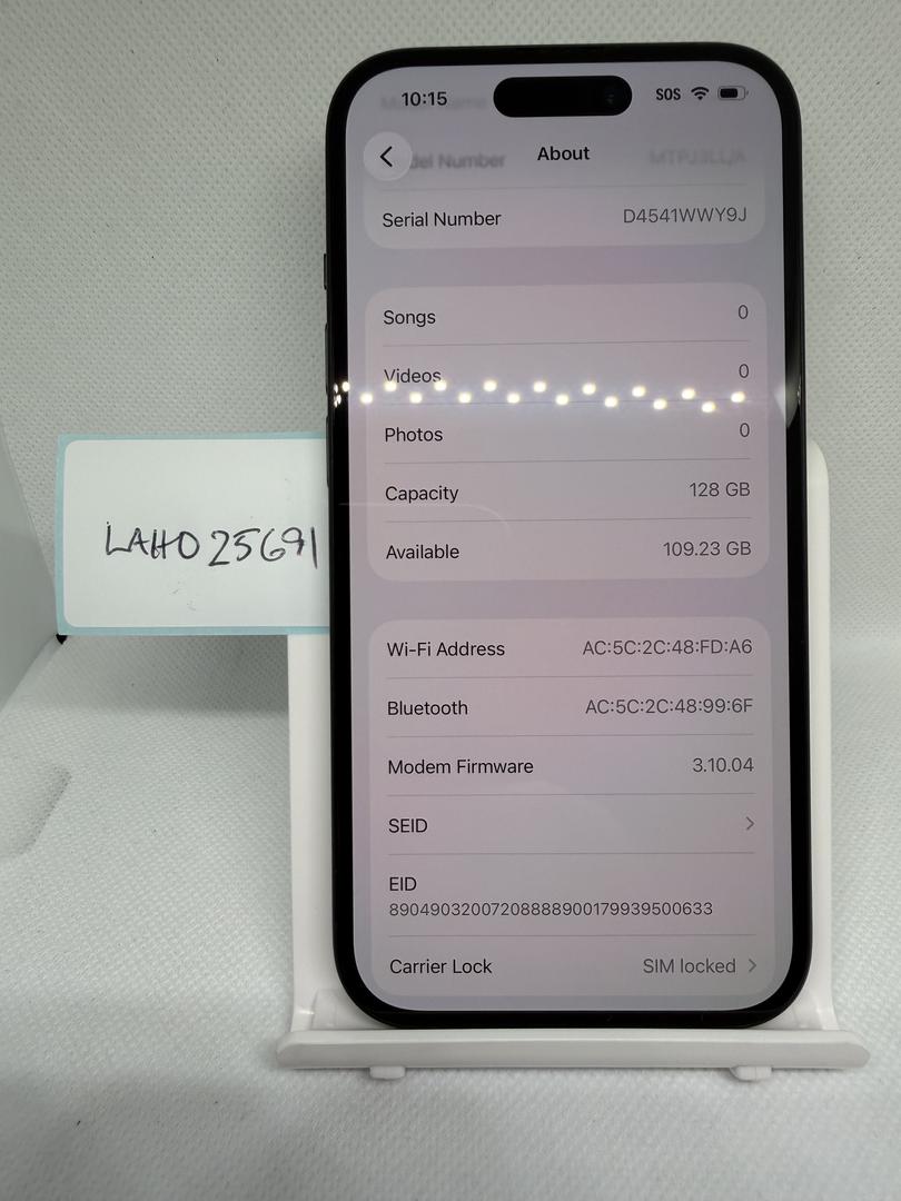 Apple iPhone 15 - Boost, 128GB, Black, A2846 - LAHO25691 - Swappa