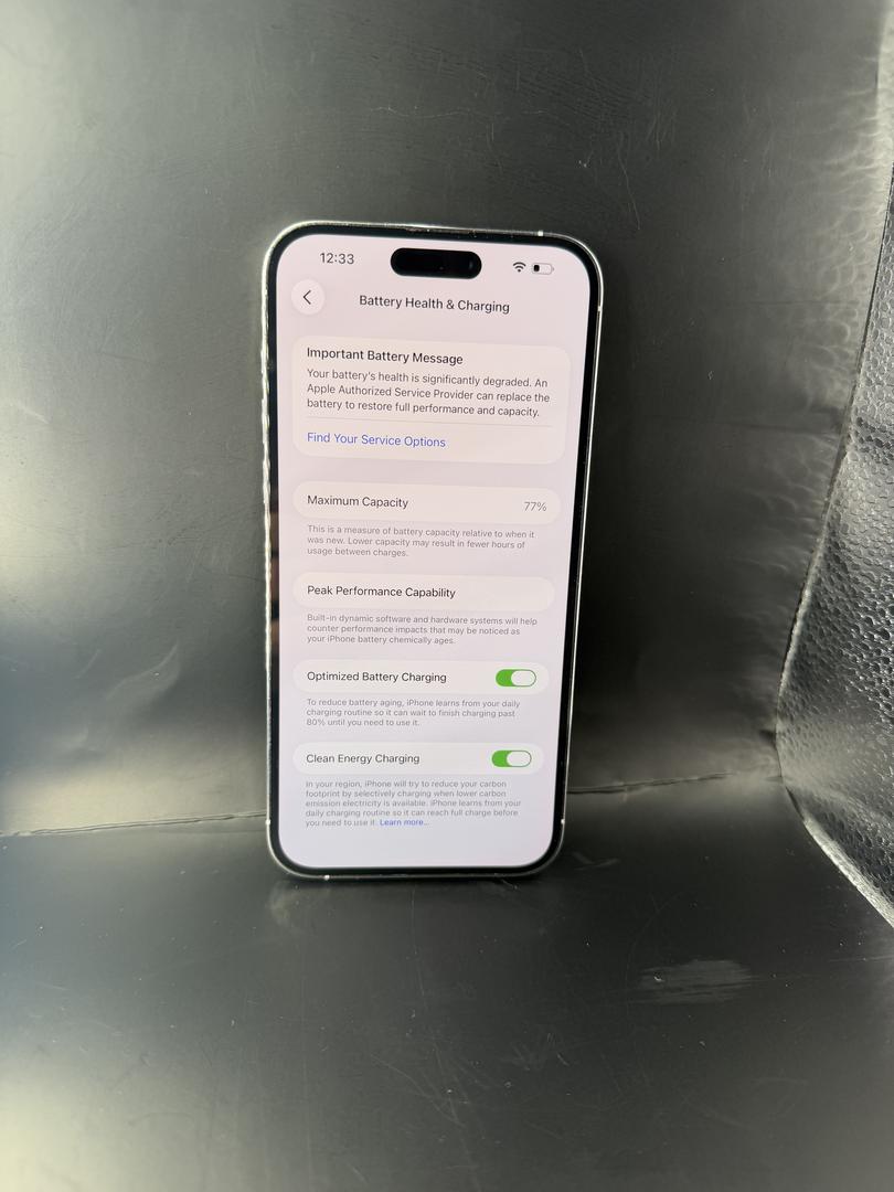Apple iPhone 14 Pro Max 1TB シルバー　※端子不良 Apple iPhone 14 Pro Max - Unlocked, 1TB, Silver, A2651 - LAHO39486