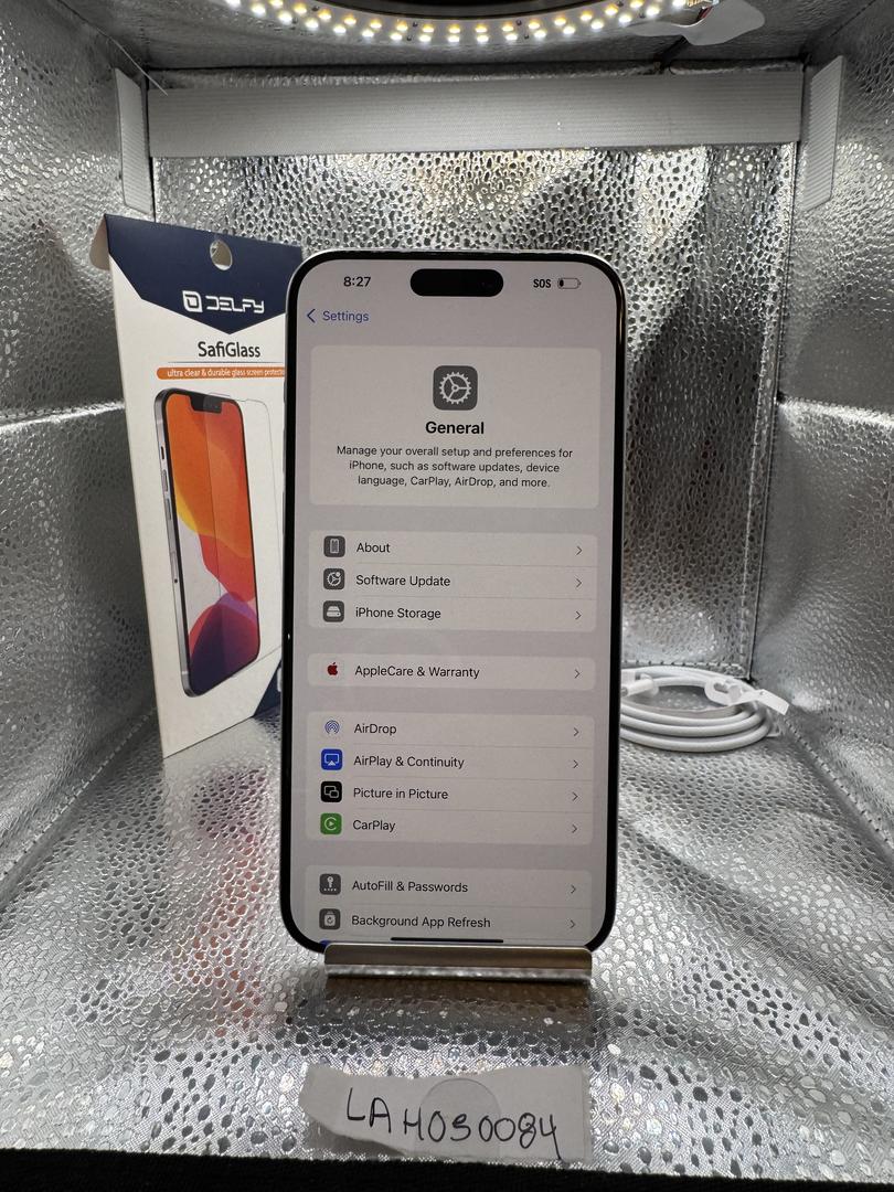 Apple iPhone 15 Pro Max - Verizon, 256GB, White, A2849 - LAHO50084