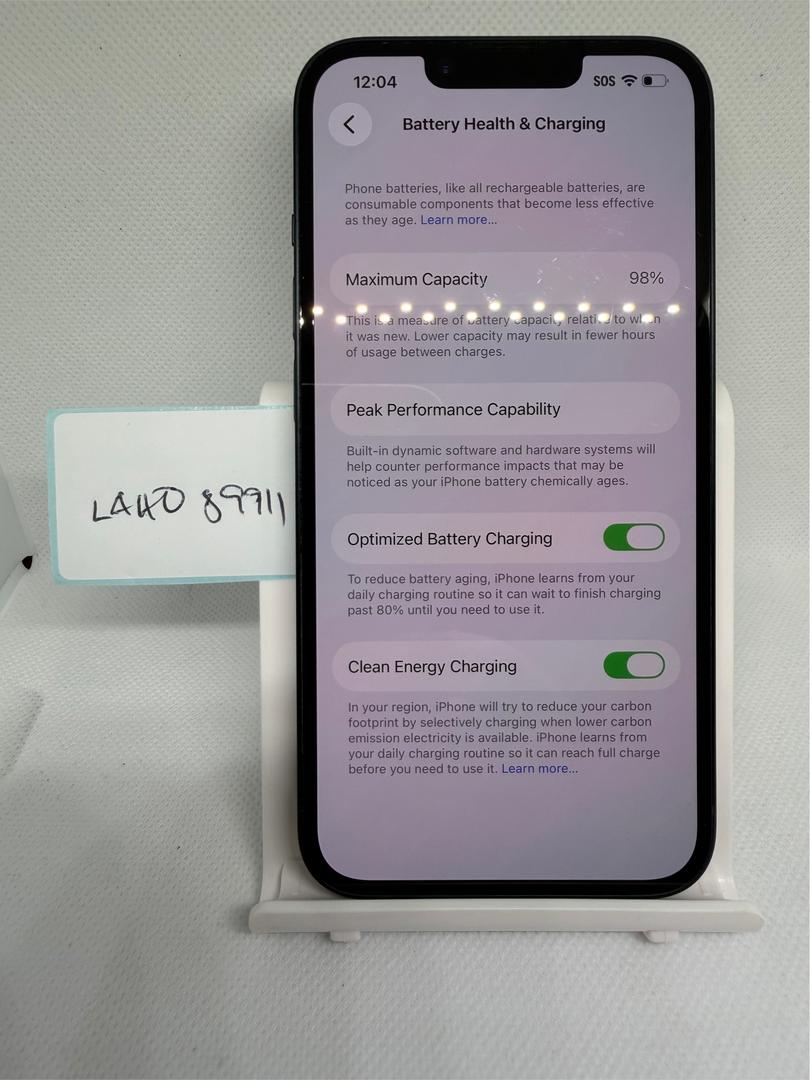 Apple iPhone 14 - Unlocked, 128GB, Midnight, A2649 - LAHO89911