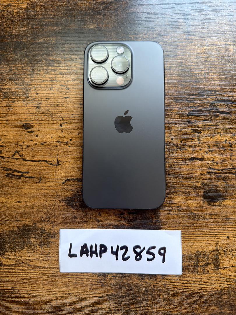 Apple iPhone 15 Pro - Unlocked, 256GB, Black, A2848 - LAHP42859