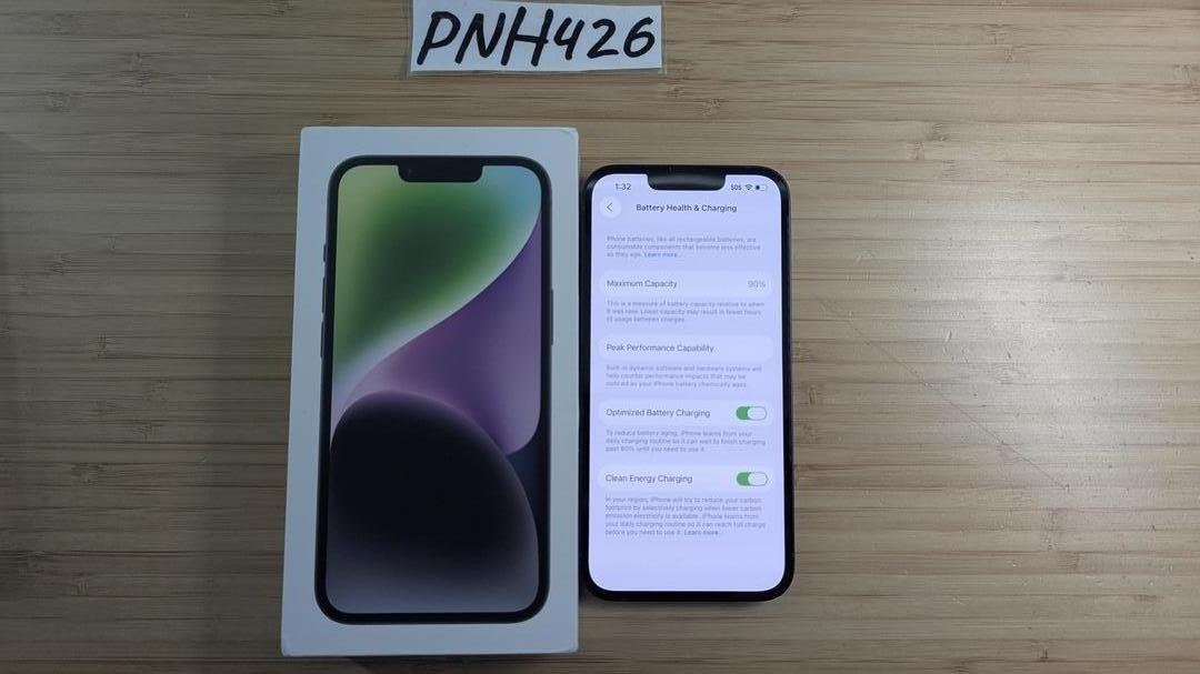 iPhone 14 Midnight バッテリー89% Apple iPhone 14 A2649 Unlocked
