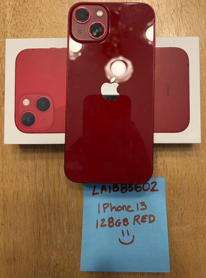 Apple iPhone 13 - Unlocked, 128GB, Red, A2482 - LAIB85602 - Swappa