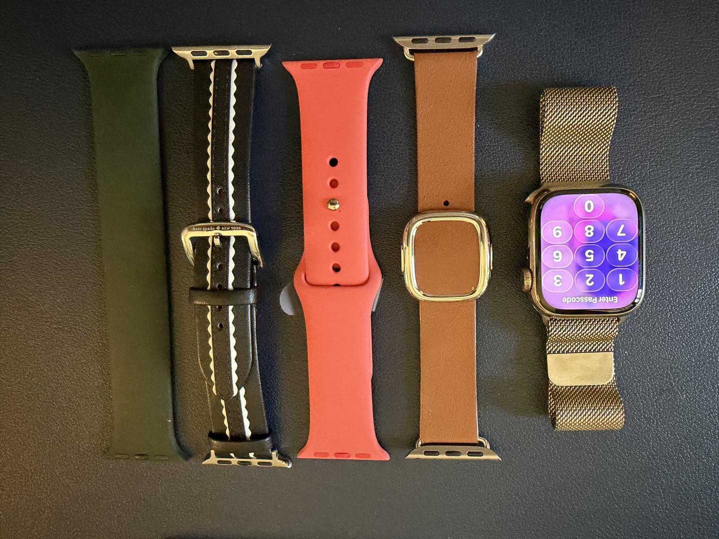 Apple Watch Series 7 41mm - AT&T, Dorado, A2475 - Cellular, Acero inoxidable 3