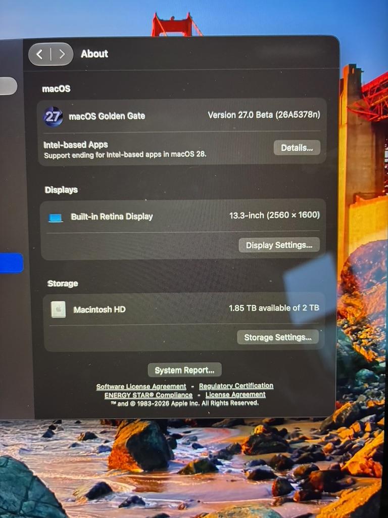 MacBook Air 2020 - 13" - 2 TB, Gris, 16 GB, Apple M1 4