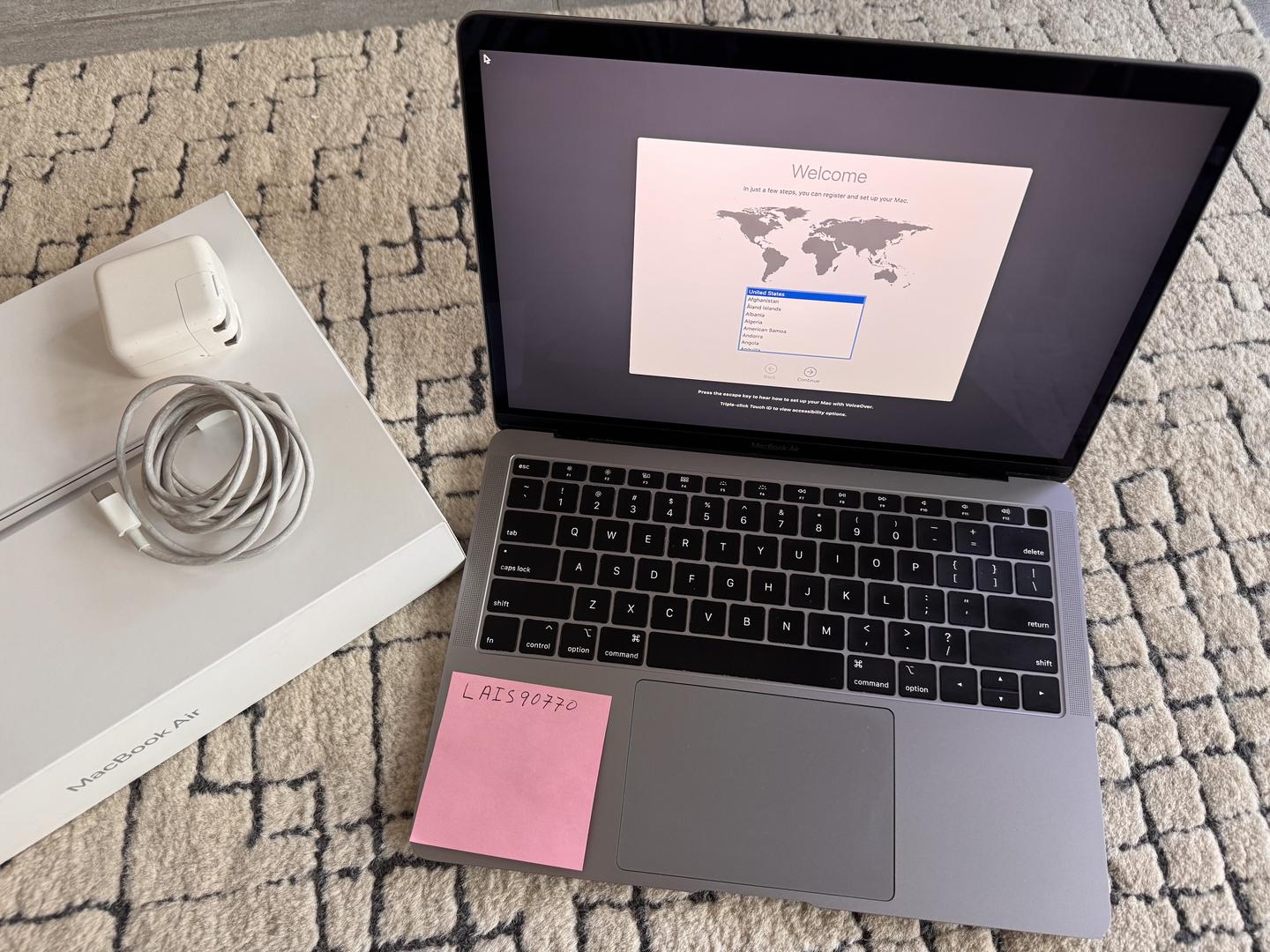 MacBook Air 2020 - 13" - 1 TB, Plata, 16 GB, Apple M1 2