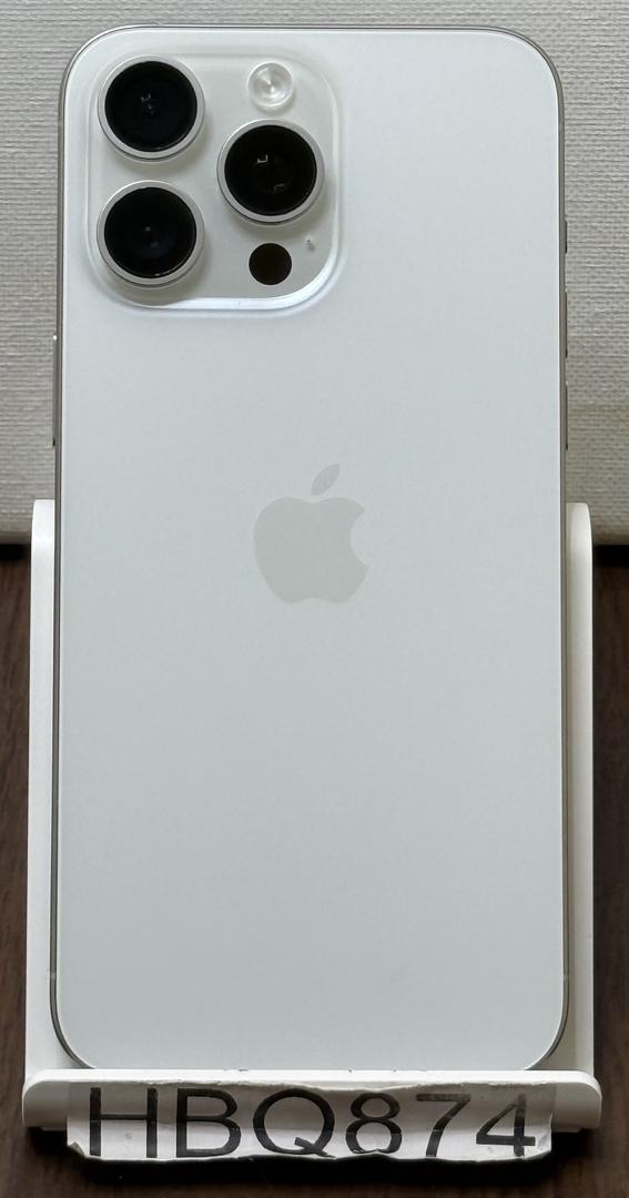 Apple iPhone 15 Pro Max - Unlocked, 256GB, White, A2849