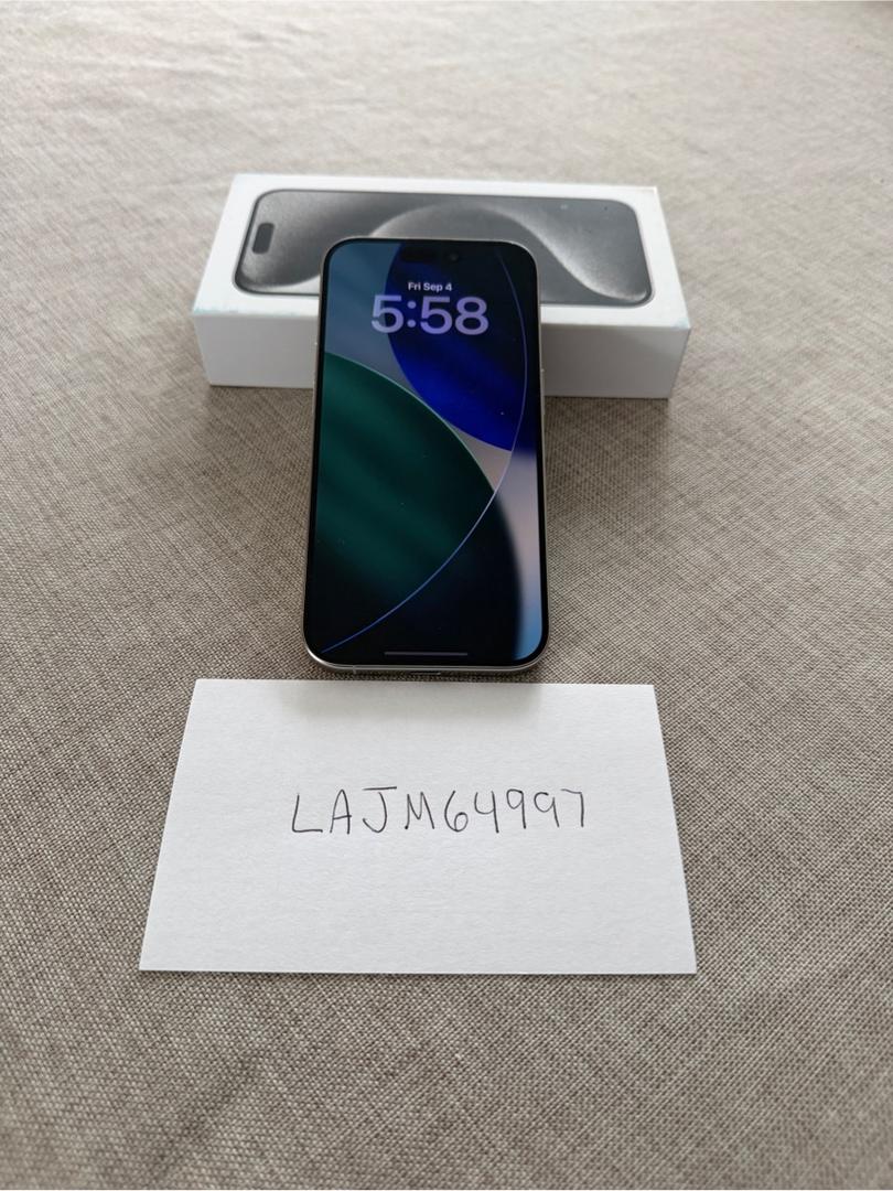 Apple IPhone 15 Pro AT T 128GB White A2848 LAJM64997 Swappa apple-iphone-15-pro-at-t-128gb-white-a2848-lajm64997-swappa