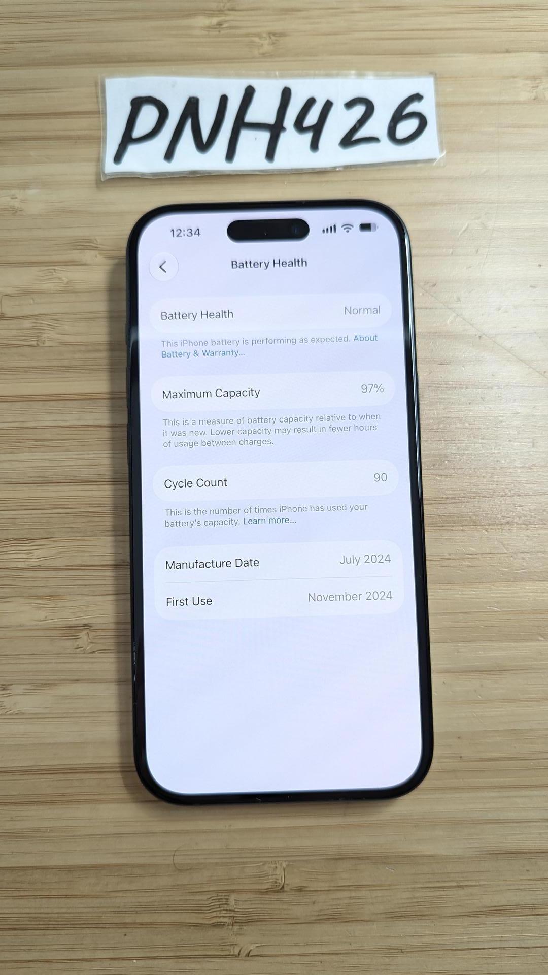 Refurbished Apple iPhone 15 - Verizon, 128GB, Black, A2846
