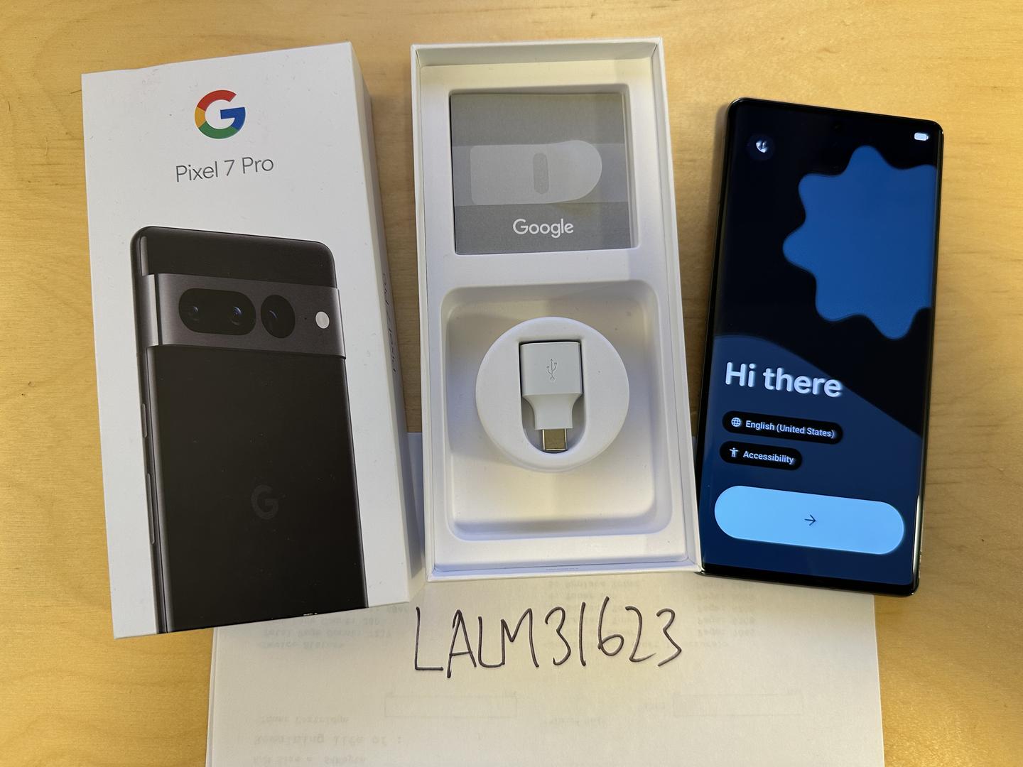 Google Pixel 7 Pro - Unlocked, 128GB, Obsidian, 12GB, GE2AE - LALM31623 ...