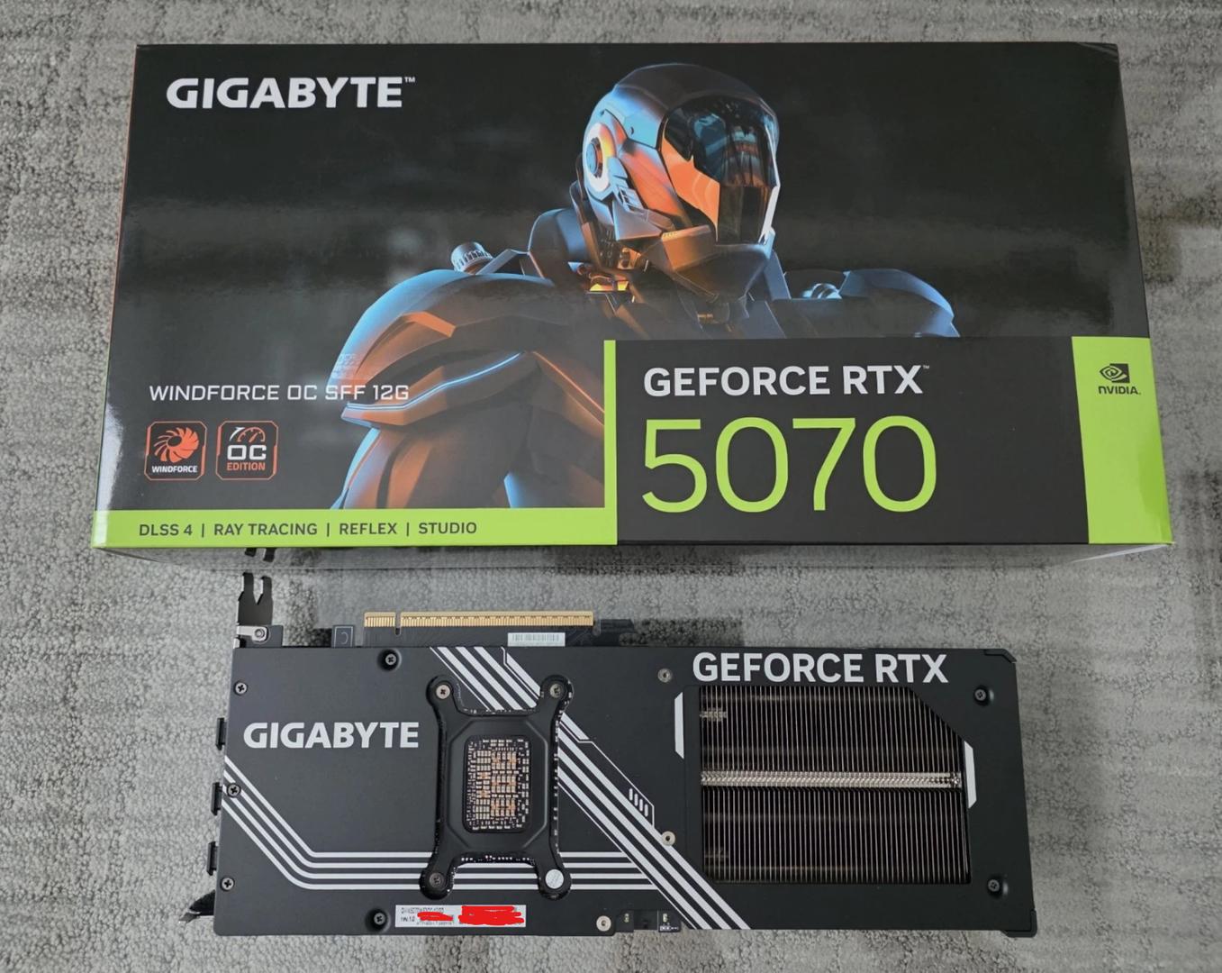 Windforce Human Gigabyte GeForce RTX 5070 - GV-N5070WF3OC-12GD, WINDFORCE OC SFF ...