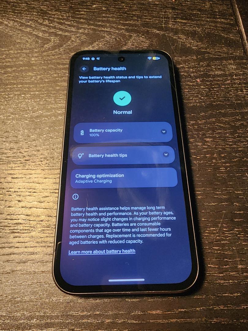 Google Pixel 9a - Unlocked, 128GB, Obsidian, 8GB - LALP50928 - Swappa