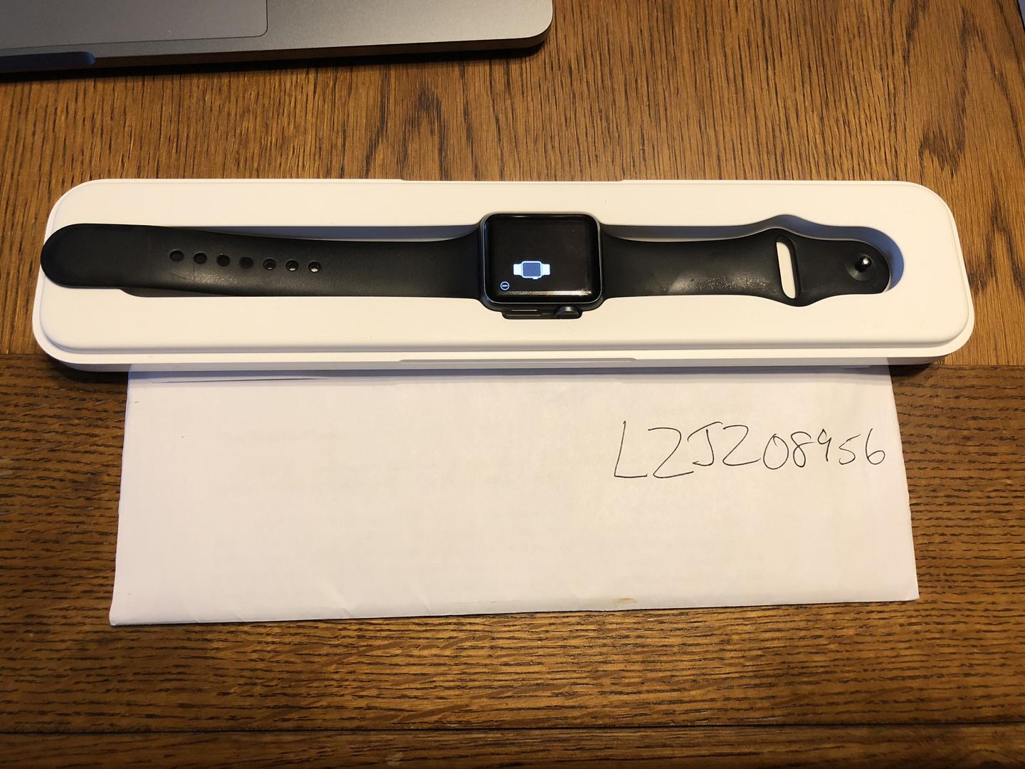 Apple Watch 1st Gen 38mm [A1553], Sport Gray, 8 GB LRJZ08956 Swappa