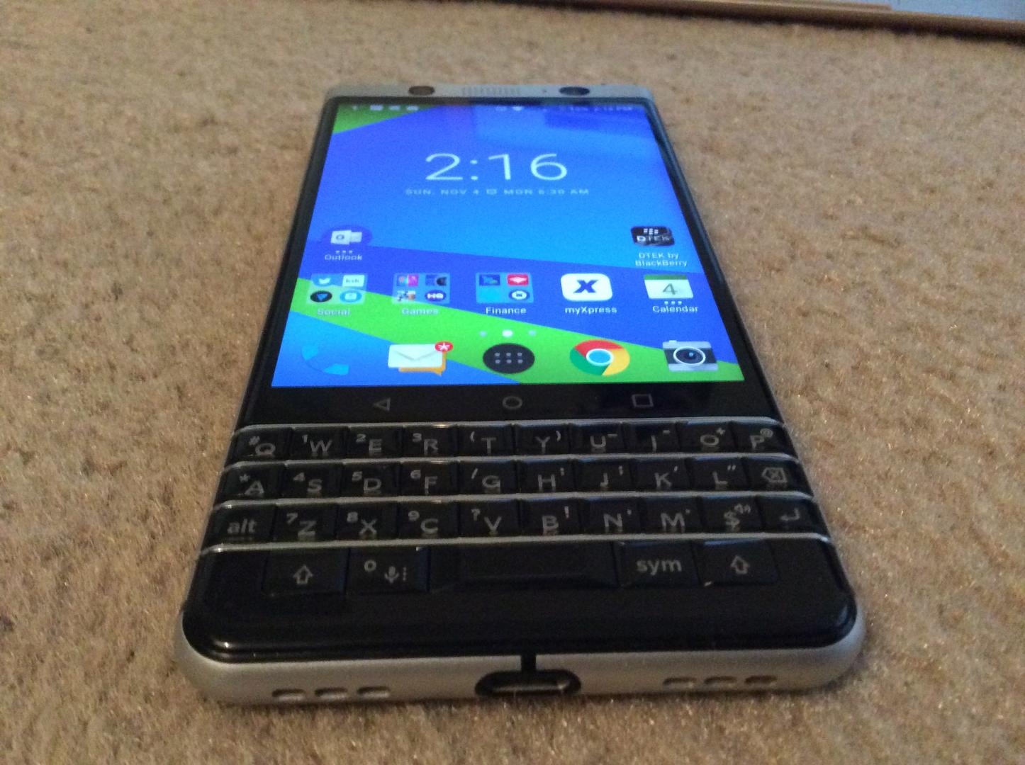 Blackberry Keyone Unlocked, Silver, 32GB, 3GB, BBB1001, Limited