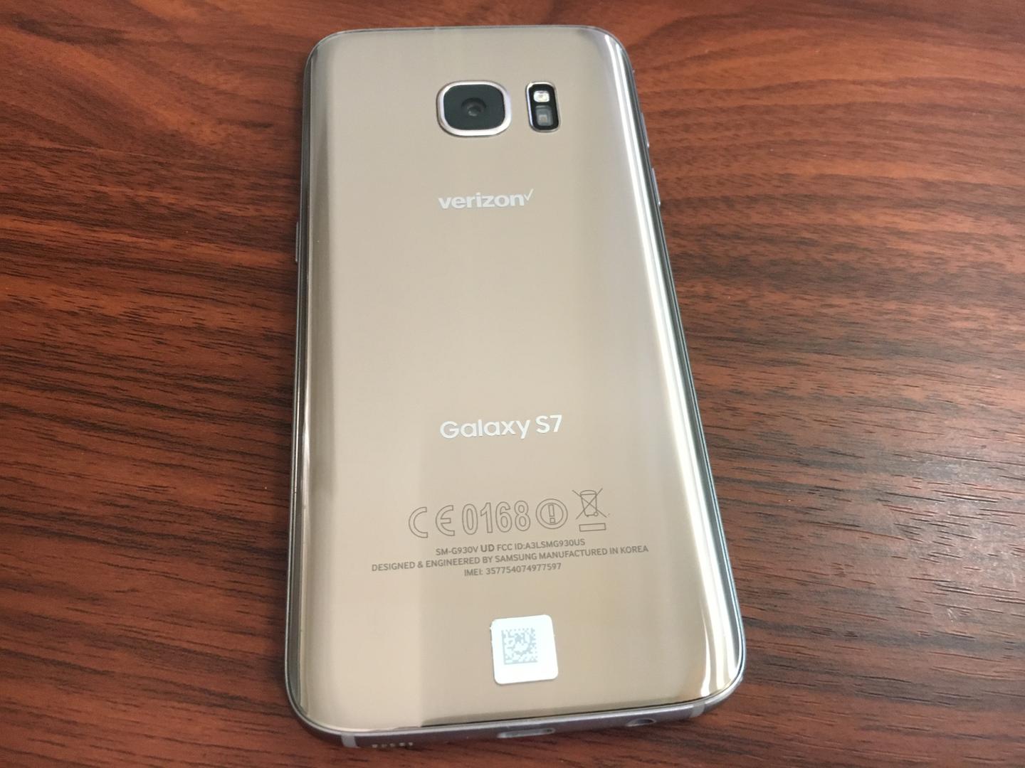 Samsung Galaxy S7 Verizon, Gold, 32GB, SMG930V LRMJ36694 Swappa