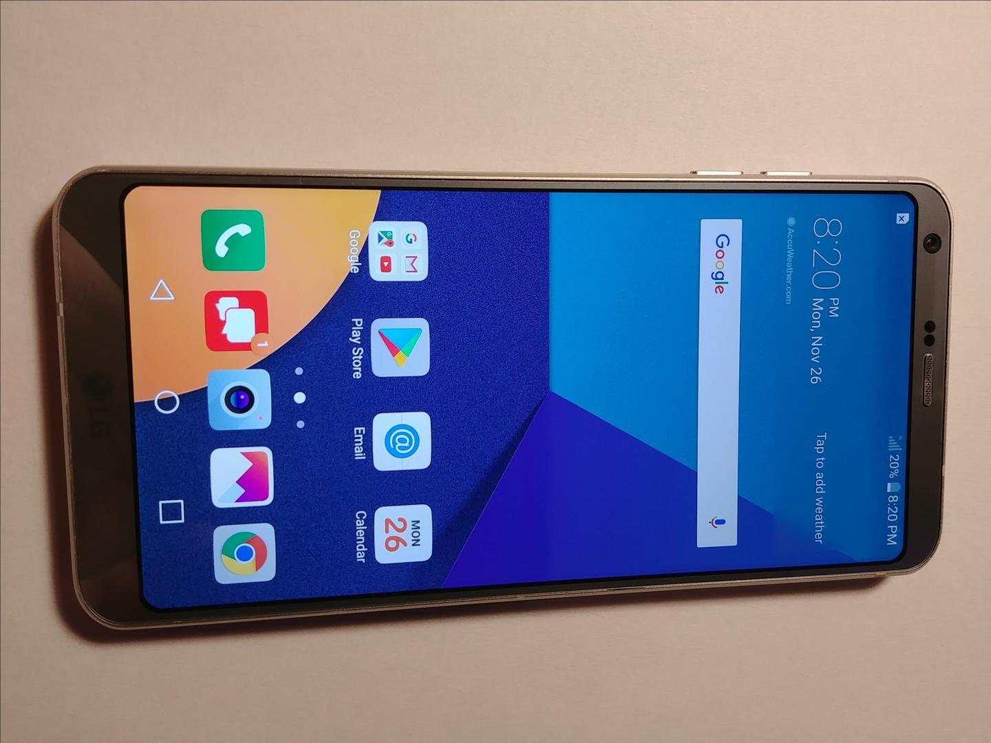 LG G6 Verizon, Silver, 32GB, 4GB, VS988 LRMS98282 Swappa