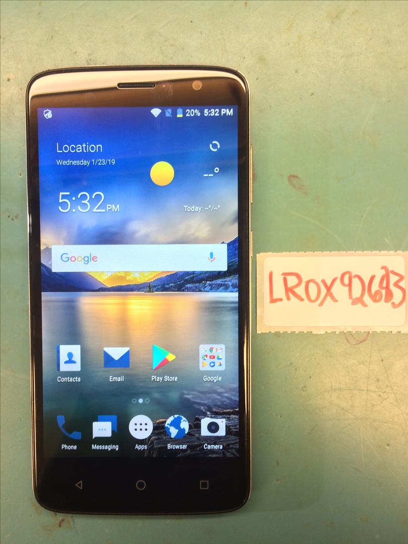ZTE Blade Spark AT&T, Gray, 16GB, 2GB, Z971 LROX92683 Swappa