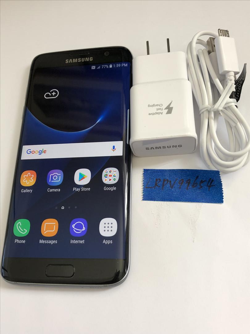 Samsung Galaxy S7 Edge Unlocked, Black, 32GB, SMG935W8 LRPV99654