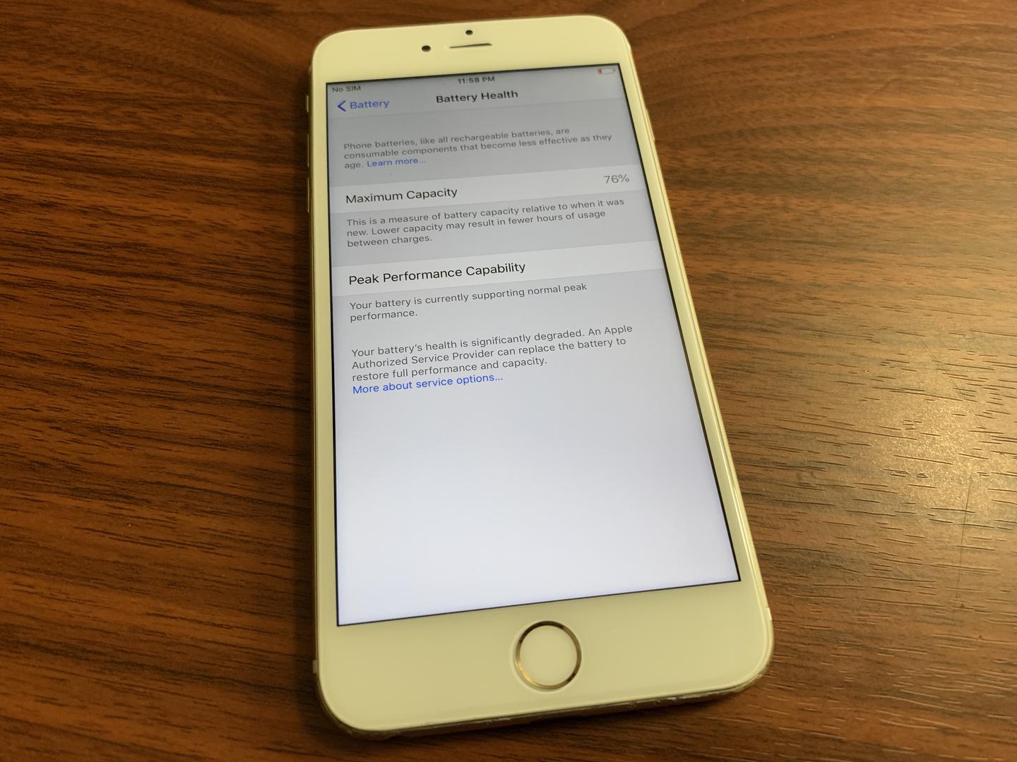 Apple iPhone 6 Plus - Verizon, Gold, 128GB, A1522 - LRQB79894 - Swappa