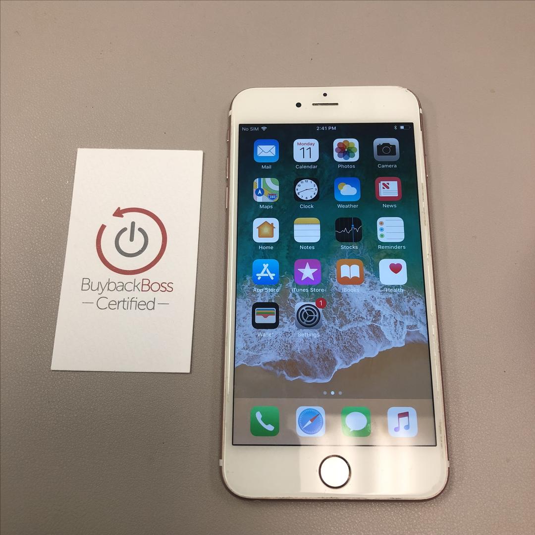 Apple iPhone 6S Plus Unlocked, Rose Gold, 64GB, A1634 LRQS51870