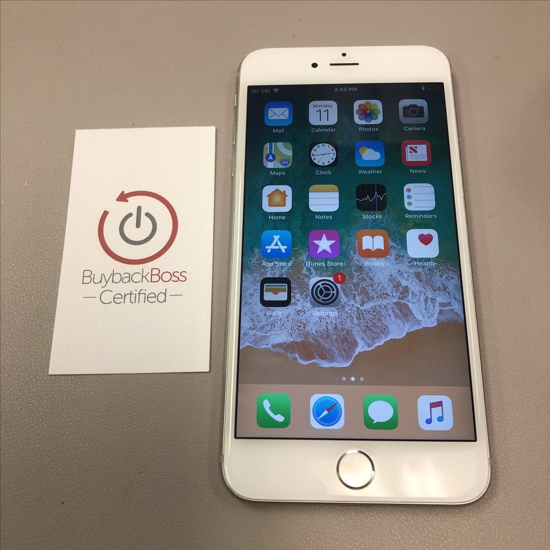Apple iPhone 6S Plus (Unlocked) [A1634] Silver, 128 GB LRQS53807