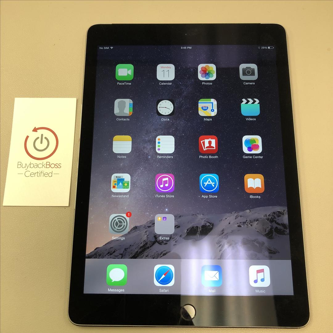 Apple iPad Air 2 (Unlocked) Gray, 64 GB LRQS64263 Swappa