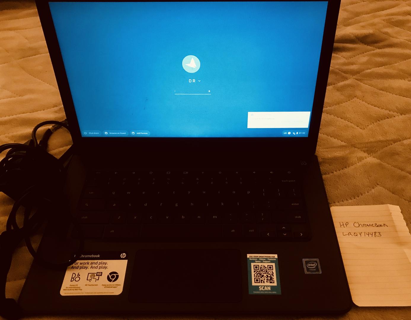 HP Chromebook 14 Black, 32GB, 4GB LRQY14483 Swappa