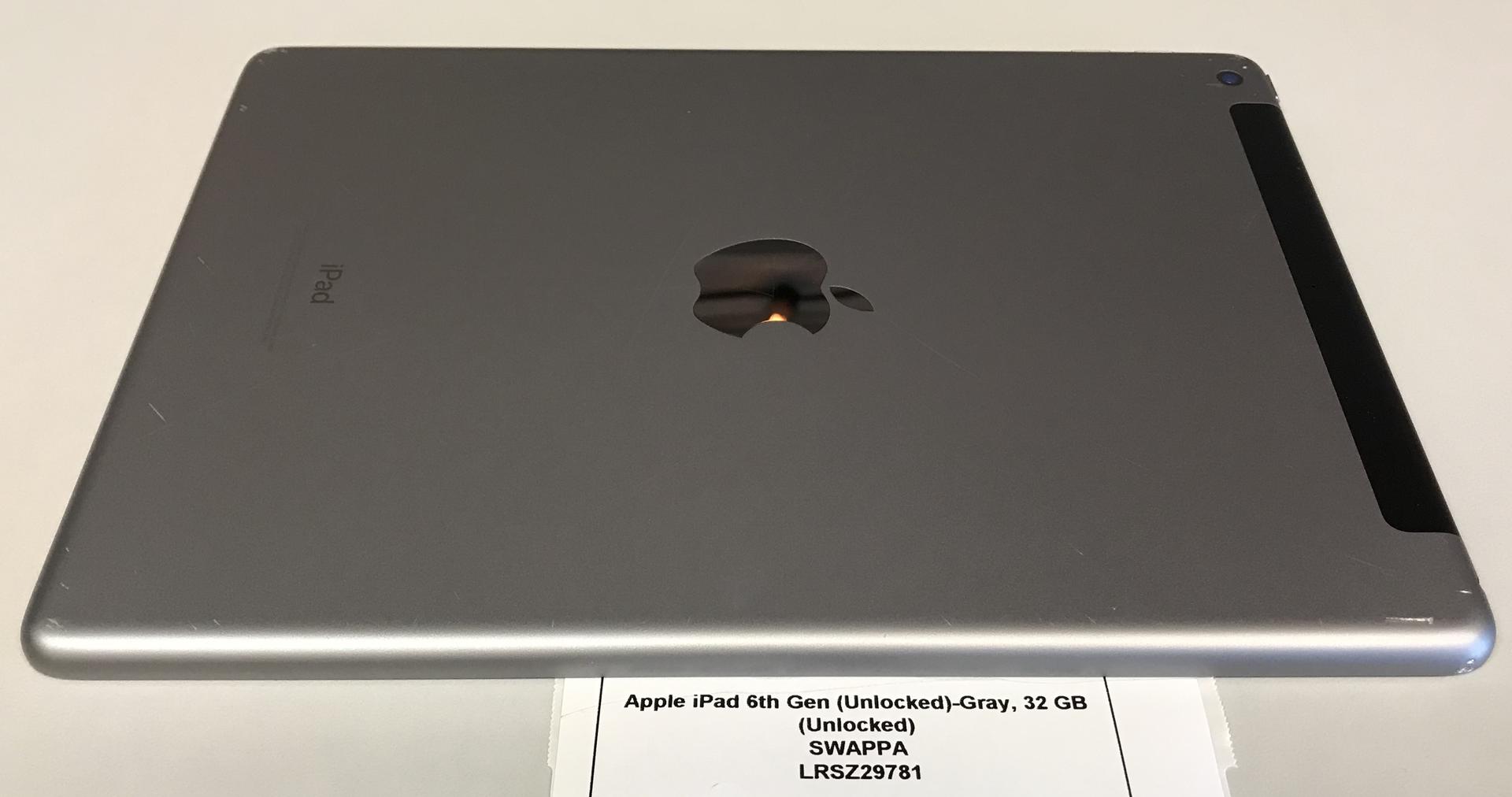 Apple iPad 6th Gen - Unlocked, Gray, 32GB, A1954 - LRSZ29781 - Swappa