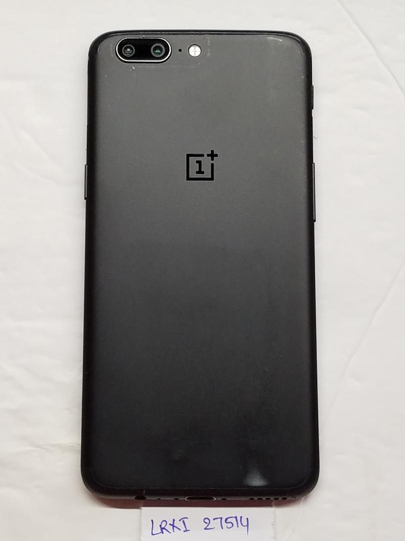 OnePlus 5 - Unlocked, Black, 128GB, 8GB, A5000 - LRXI27514 - Swappa