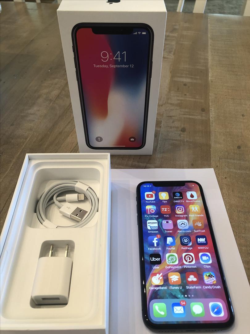 Apple iPhone X AT&T, Gray, 64GB, A1901, GSM LRXX42023 Swappa