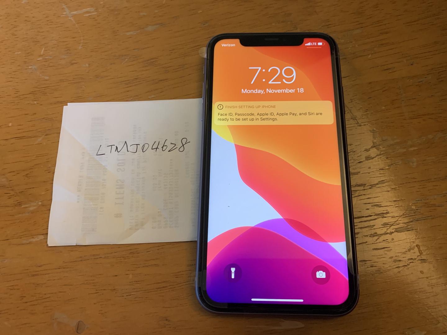 Apple iPhone 11 - Verizon, Purple, 128GB, A2111 - LTMJ04628 - Swappa