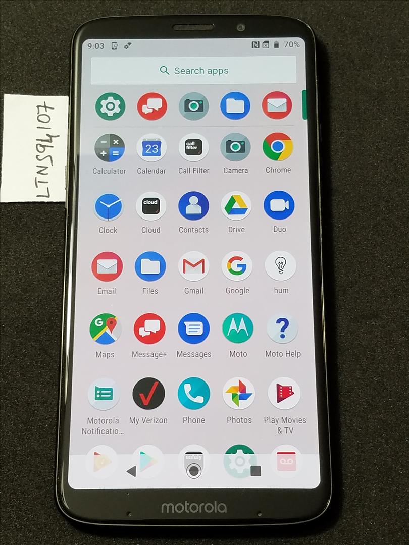 Moto Z3 Verizon, Black, 64GB, 4GB LTNS94107 Swappa