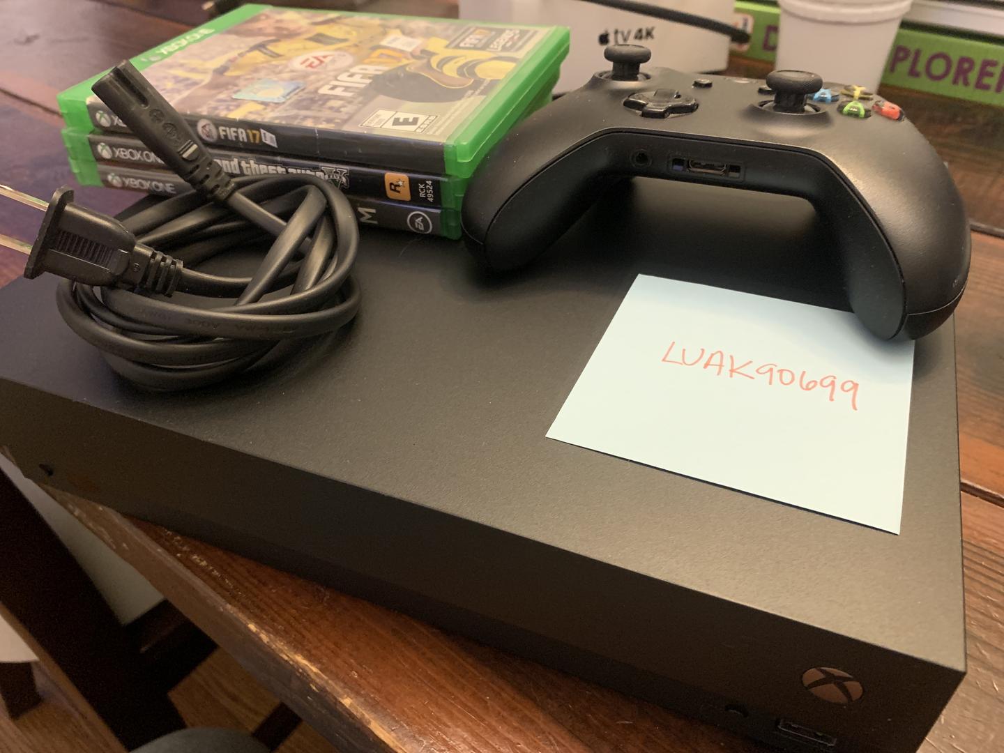 Xbox One X (2017) Black, Standard LUAK90699 Swappa