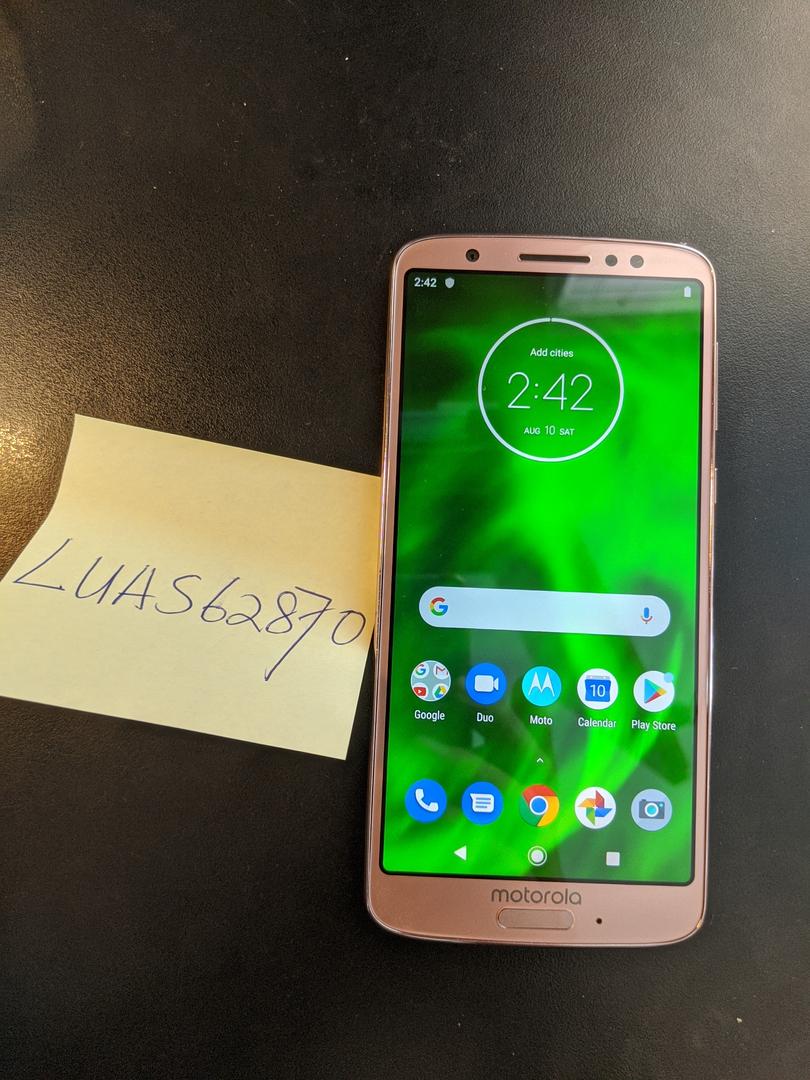 Moto G6 Unlocked, Rose Gold, 32GB, 3GB LUAS62870 Swappa