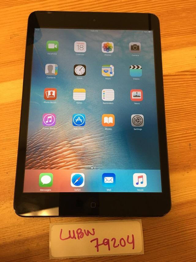 Apple iPad Mini - Wi-Fi, Black, 32GB - LUBW79204 - Swappa
