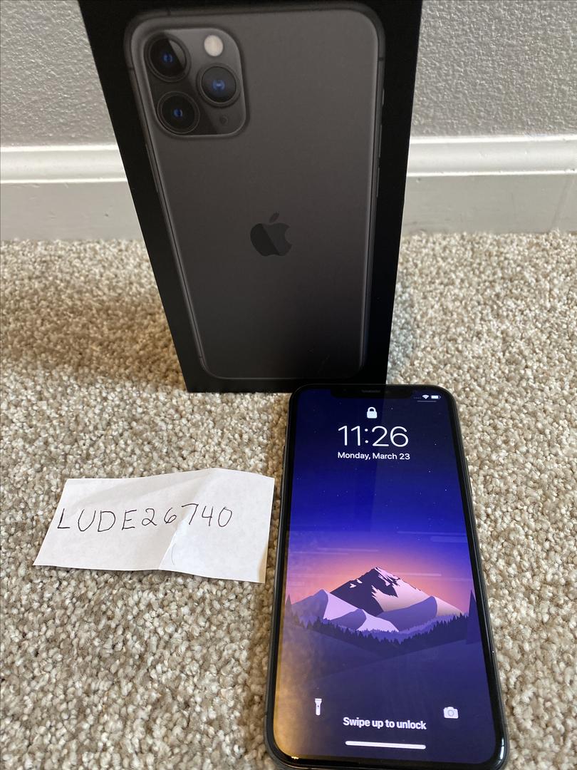 Apple iPhone 11 Pro Unlocked, Gray, 64GB, A2160 LUDE26740 Swappa