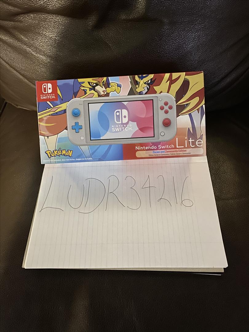 Nintendo Switch Lite, Zacian and Zamazenta Edition Gray