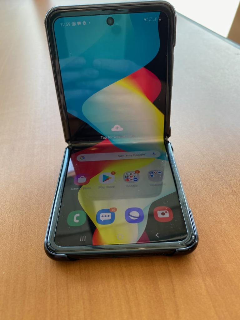 Samsung Galaxy Z Flip Unlocked, Black, 256GB, 8GB, SMF700U1/DS LUHD45617 Swappa