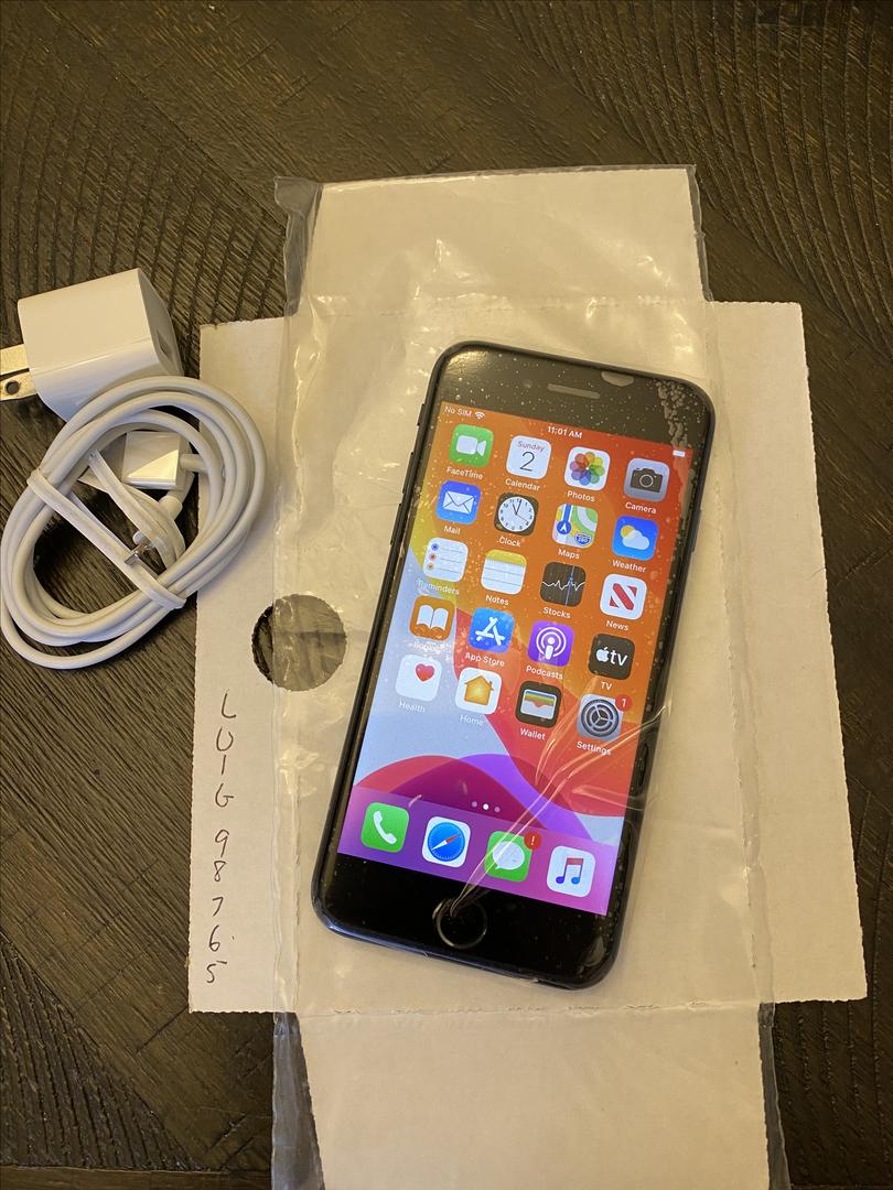 Apple iPhone SE 2nd Gen 2020 - AT&T, Black, 64GB, A2275 - LUIG98785 ...