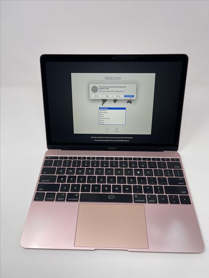 MacBook Retina 2016 - 12", color Rose Gold