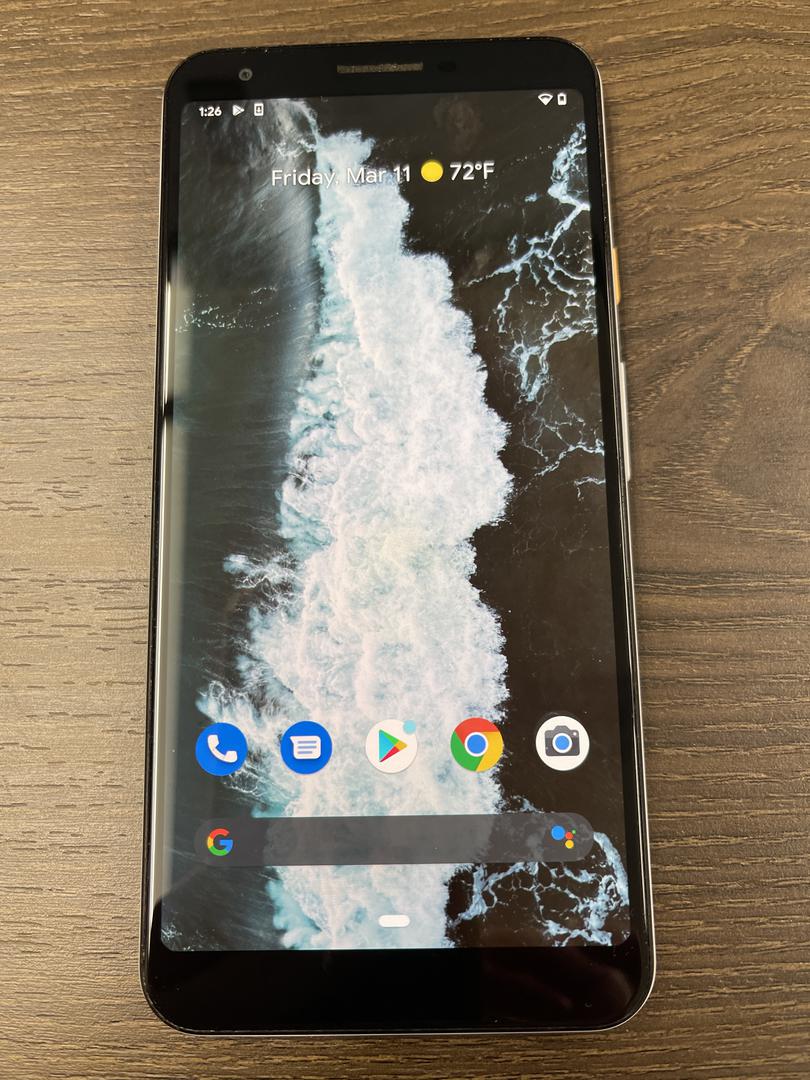 Google Pixel 3a XL, color White