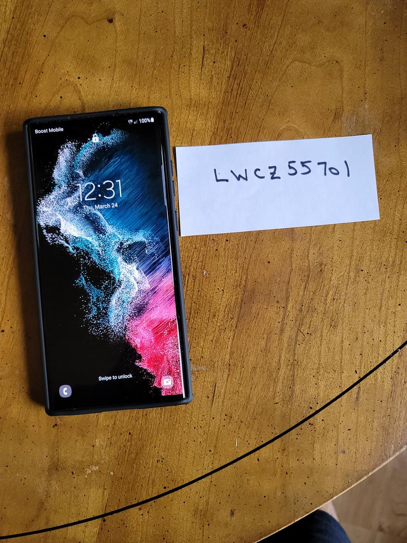 Samsung Galaxy S22 Ultra Boost, Burgundy, 256GB, 12GB, SMS908U